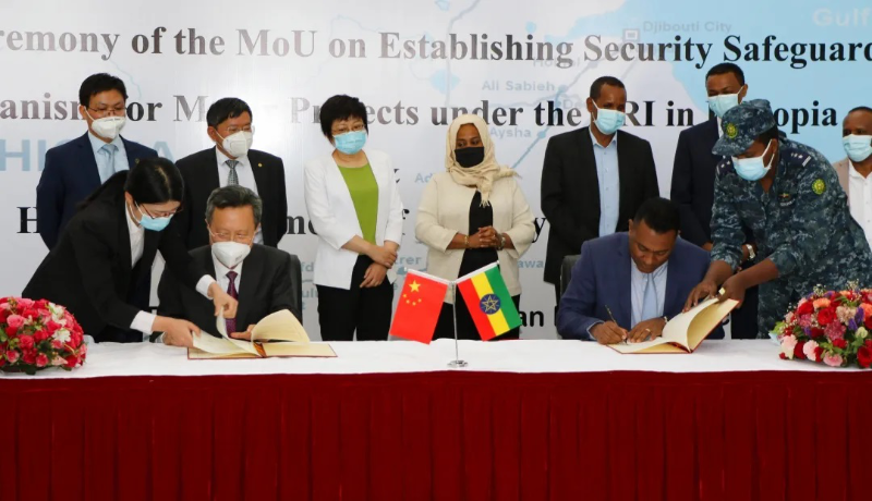 China and Ethiopia Agrees to Establish Security Safeguarding Mechanism for Belt and Road Projects